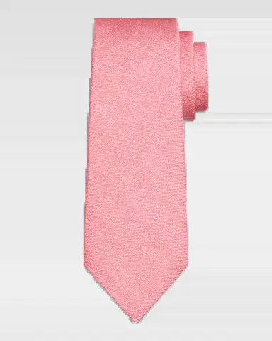 Kiton Men 's Crosshatch-Printed Silk Tie | Thumbnail 2