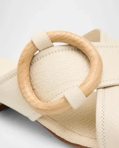 PEDRO GARCIA Edem Leather Slide Sandals | Thumbnail 5