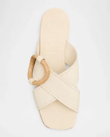 PEDRO GARCIA Edem Leather Slide Sandals | Thumbnail 6