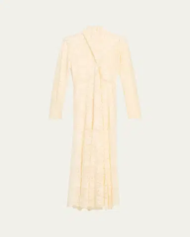 Rabanne Layered Lace Maxi Dress | Thumbnail 5