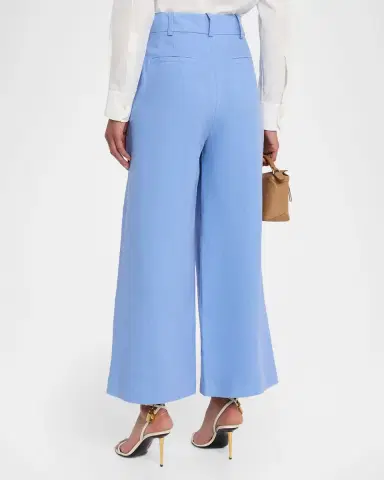 Smythe Linen Cropped Pants | Thumbnail 3 Smythe Linen Cropped Pants | Thumbnail 3