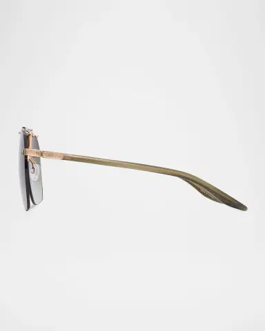 Barton Perreira Daniel 64mm Metal Aviator Sunglasses | Thumbnail 2 Barton Perreira Daniel 64mm Metal Aviator Sunglasses | Thumbnail 2