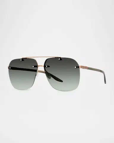 Barton Perreira Daniel 64mm Metal Aviator Sunglasses | Thumbnail 3 Barton Perreira Daniel 64mm Metal Aviator Sunglasses | Thumbnail 3