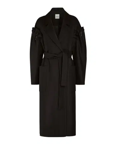 Akyn Studio Zaria Embellished Wool Maxi Coat | Thumbnail 1