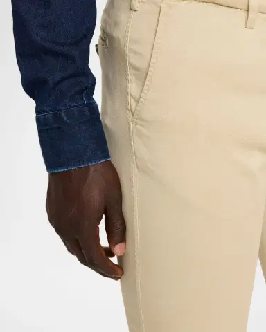 Sartorio Men's Slim Stretch Flat-Front Trousers | Thumbnail 5 Sartorio Men's Slim Stretch Flat-Front Trousers | Thumbnail 5