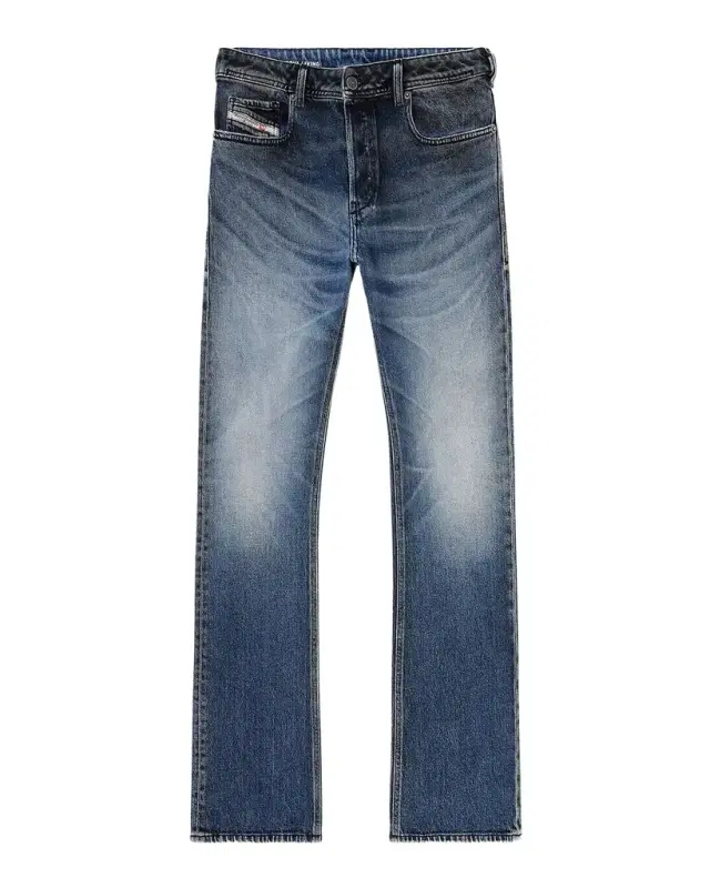 Men 's D-2007 Straight Leg Medium-Wash Denim Jeans
