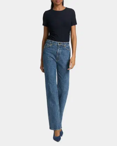 Veronica Beard Remus Ruched Crewneck Tee | Thumbnail 2 Veronica Beard Remus Ruched Crewneck Tee | Thumbnail 2