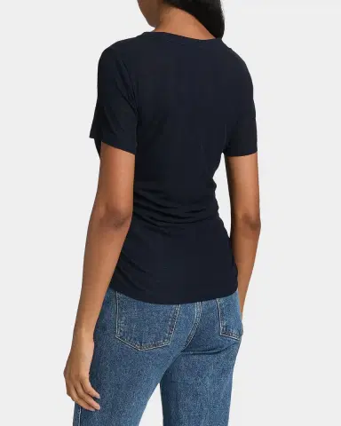 Veronica Beard Remus Ruched Crewneck Tee | Thumbnail 3 Veronica Beard Remus Ruched Crewneck Tee | Thumbnail 3
