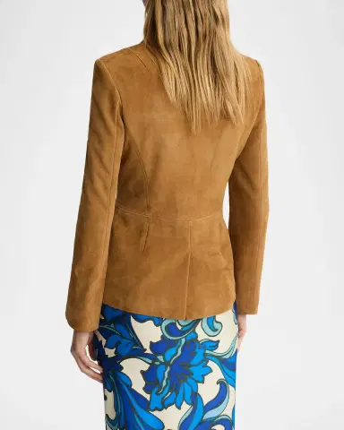 Smythe Shrunken Suede Single-Breasted Blazer | Thumbnail 2 Smythe Shrunken Suede Single-Breasted Blazer | Thumbnail 2
