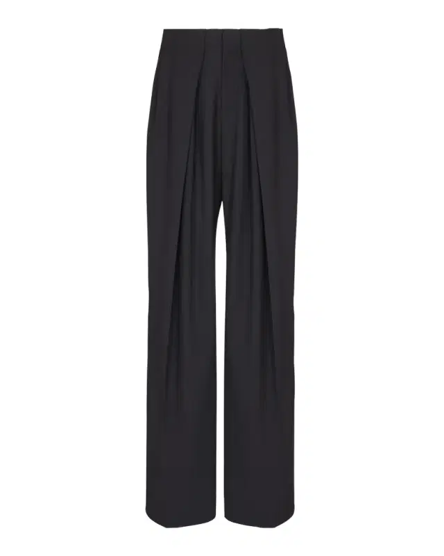 Men 's Cotton Pleated Wide-Leg Trousers