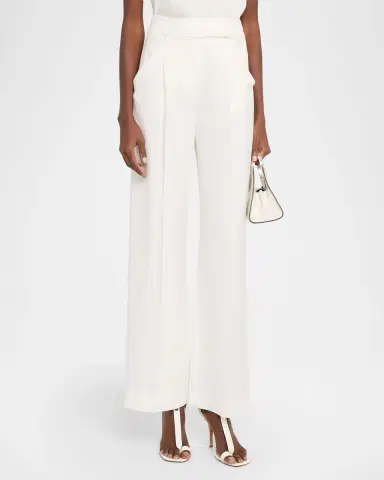 Veronica Beard Marbeau Wide-Leg Pants | Thumbnail 4