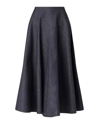Altuzarra Varda A-Line Denim Skirt | Thumbnail 1 Altuzarra Varda A-Line Denim Skirt | Thumbnail 1