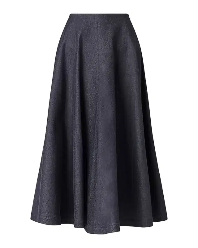 Varda A-Line Denim Skirt
