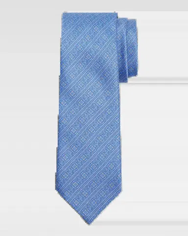 Stefano Ricci Men's Paisley Stripe Silk Tie | Thumbnail 2 Stefano Ricci Men's Paisley Stripe Silk Tie | Thumbnail 2