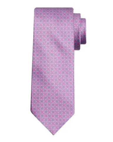Stefano Ricci Men's Geometric-Circle Silk Tie | Thumbnail 1