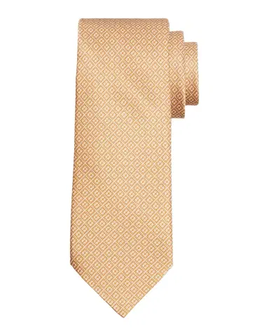 Stefano Ricci Men's Dotted Grid Check Silk Tie | Thumbnail 1 Stefano Ricci Men's Dotted Grid Check Silk Tie | Thumbnail 1