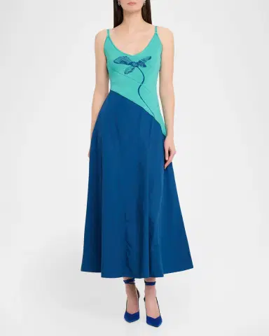 PH5 Barley Mixed-Media Maxi Dress | Thumbnail 2 PH5 Barley Mixed-Media Maxi Dress | Thumbnail 2