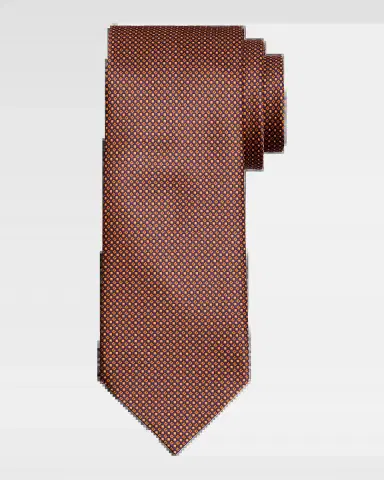 Stefano Ricci Men's Micro-Geometric Woven Silk Tie | Thumbnail 2 Stefano Ricci Men's Micro-Geometric Woven Silk Tie | Thumbnail 2
