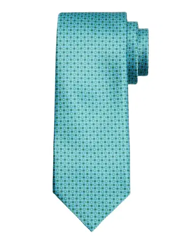 Stefano Ricci Men's Micro-Floral Geometric Silk Tie | Thumbnail 1