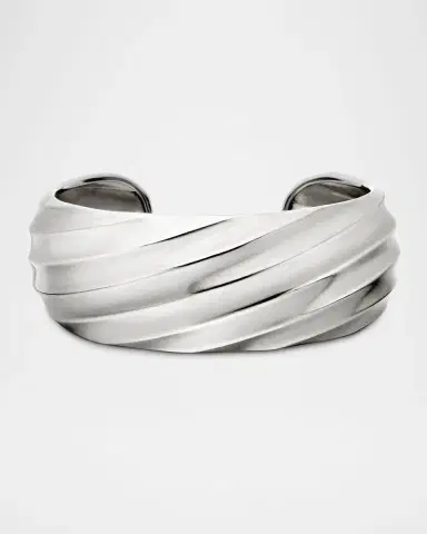 David Yurman Cable Edge Cuff Bracelet in Silver | Thumbnail 5 David Yurman Cable Edge Cuff Bracelet in Silver | Thumbnail 5