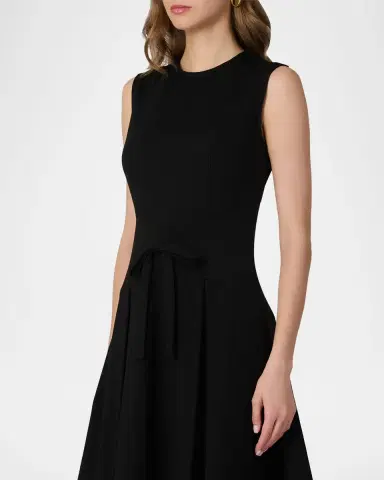 Shoshanna Heather Pleated Sleeveless Mini Dress | Thumbnail 3