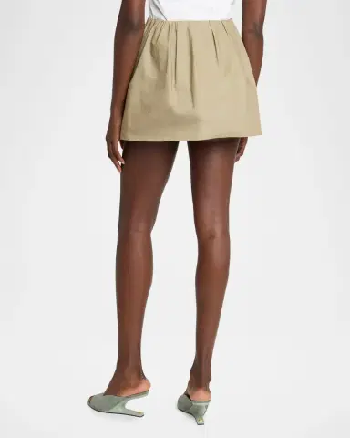 Balmain 2-Pockets Cotton Bubble Mini Skirt | Thumbnail 3 Balmain 2-Pockets Cotton Bubble Mini Skirt | Thumbnail 3