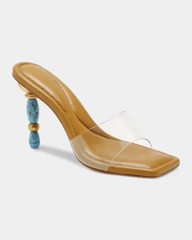 Cult Gaia Mahina Beaded Mule Sandals | Thumbnail 3 Cult Gaia Mahina Beaded Mule Sandals | Thumbnail 3