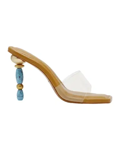 Cult Gaia Mahina Beaded Mule Sandals | Thumbnail 1 Cult Gaia Mahina Beaded Mule Sandals | Thumbnail 1