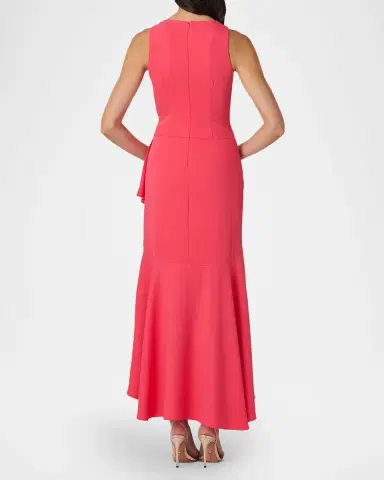 Shoshanna Verena Draped High-Low Maxi Dress | Thumbnail 3