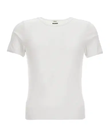 Versace Men's Ribbed Crewneck T-Shirt | Thumbnail 1 Versace Men's Ribbed Crewneck T-Shirt | Thumbnail 1