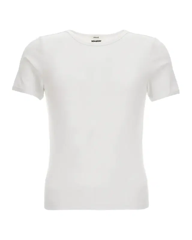 Versace Men 's Ribbed Crewneck T-Shirt