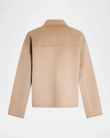 Yves Salomon Double-Face Cashmere Varsity Jacket | Thumbnail 2 Yves Salomon Double-Face Cashmere Varsity Jacket | Thumbnail 2