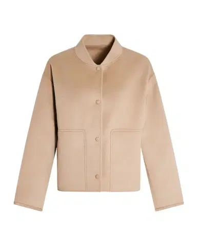 Yves Salomon Double-Face Cashmere Varsity Jacket | Thumbnail 1 Yves Salomon Double-Face Cashmere Varsity Jacket | Thumbnail 1