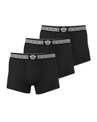 Versace Men's Medusa La Greca 3-Pack Boxer Briefs | Thumbnail 1