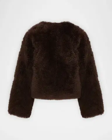 Yves Salomon Long-Haired Shearling Jacket | Thumbnail 2 Yves Salomon Long-Haired Shearling Jacket | Thumbnail 2