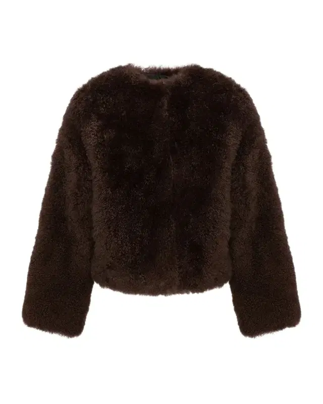 Yves Salomon Long-Haired Shearling Jacket
