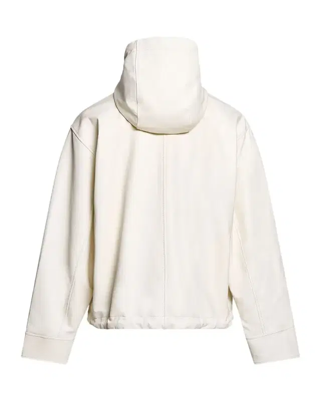 Yves Salomon Lambskin Leather Technical Jacket