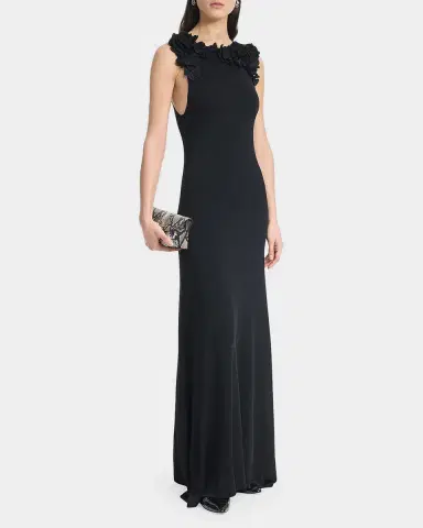 Altuzarra Woolfe Floral Appliqué Maxi Dress | Thumbnail 2