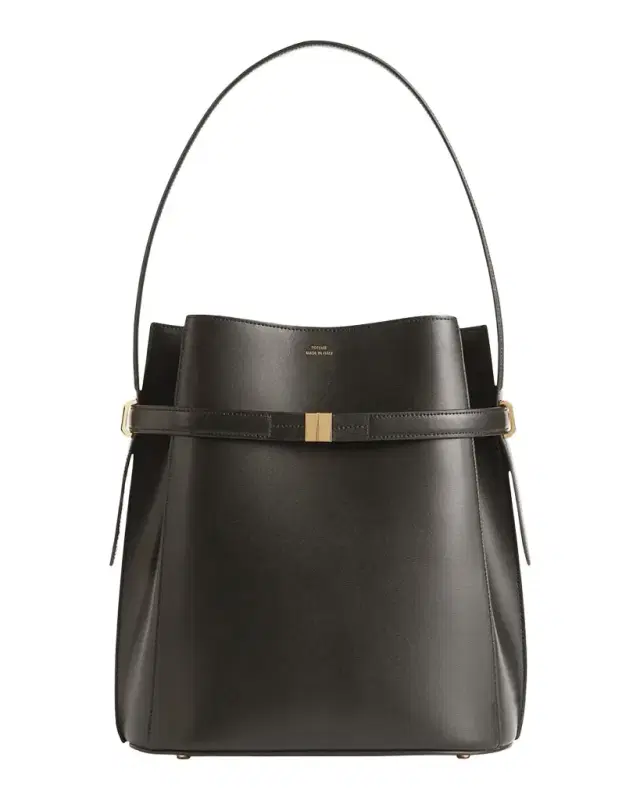 Toteme Belted Napa Leather Bucket Bag