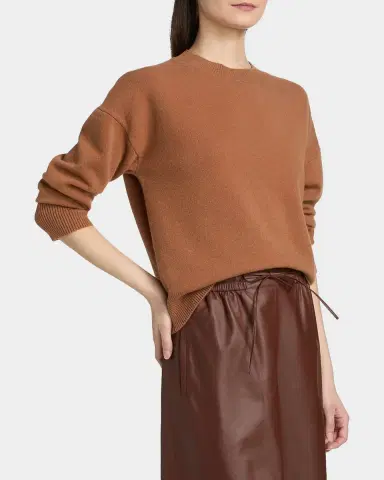Yves Salomon Crewneck Wool-Blend Sweater | Thumbnail 7