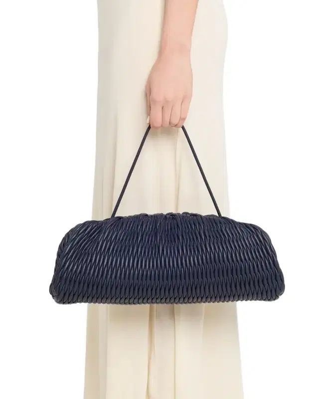 Faye Quilted Vegan Leather Clutch Bag