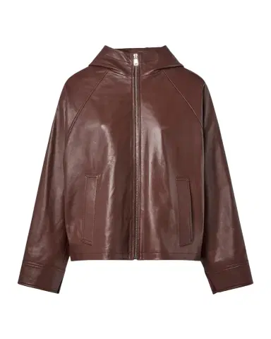 Yves Salomon Lamb Leather Jacket | Thumbnail 1 Yves Salomon Lamb Leather Jacket | Thumbnail 1