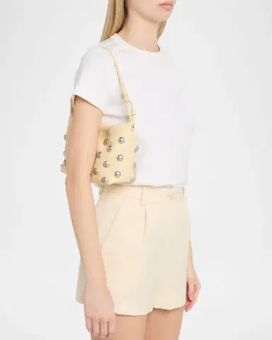 A.L.C. Arden Studded Vegan Leather Shoulder Bag | Thumbnail 2 A.L.C. Arden Studded Vegan Leather Shoulder Bag | Thumbnail 2