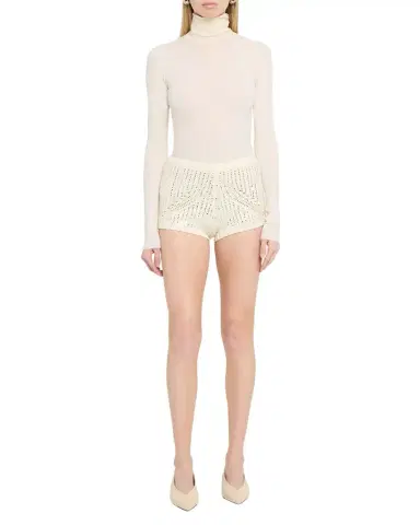 Retrofête Lola Embellished Sweater Shorts | Thumbnail 1