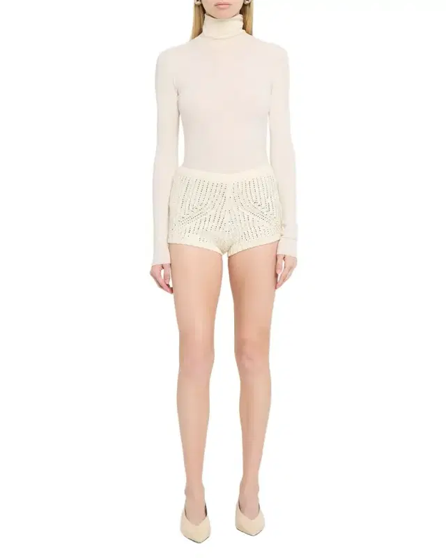Lola Embellished Sweater Shorts
