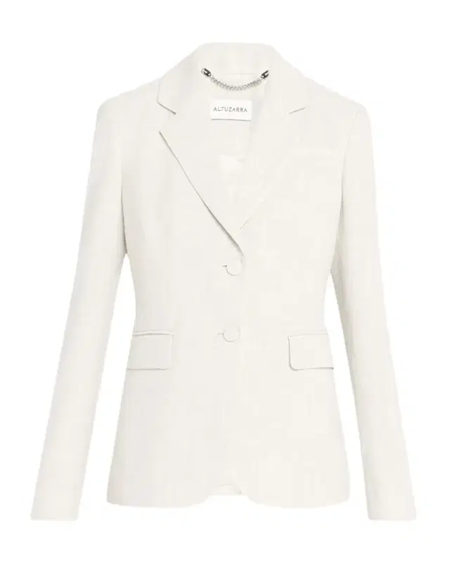 Altuzarra Fenice Slim Linen-Cotton Blazer