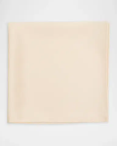 Stefano Ricci Men's Textured Solid Silk Pocket Square | Thumbnail 2 Stefano Ricci Men's Textured Solid Silk Pocket Square | Thumbnail 2