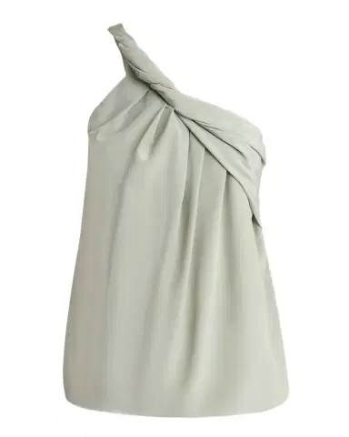Balmain One-Shoulder Twisted Silk Crepe Top | Thumbnail 1 Balmain One-Shoulder Twisted Silk Crepe Top | Thumbnail 1