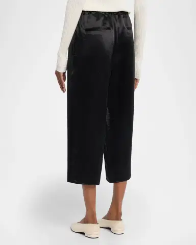 Maria McManus Lyocell Wide-Leg Crop Pull-On Pants | Thumbnail 3 Maria McManus Lyocell Wide-Leg Crop Pull-On Pants | Thumbnail 3