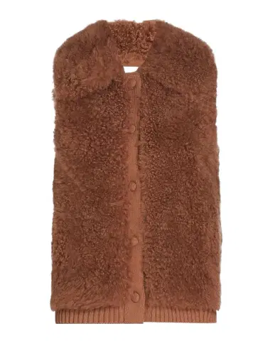 Yves Salomon Long-Haired Shearling Vest | Thumbnail 1 Yves Salomon Long-Haired Shearling Vest | Thumbnail 1